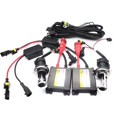 China Aluminum 35W 55W HID Xenon Kit Slim Ballast H4 H7 9004 9007 Digital Slim Ballast HID Xenon Kits for sale