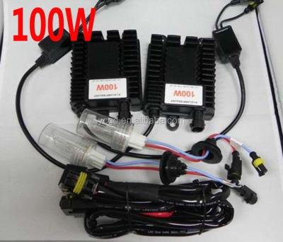 China Aluminum HID H1 H3 H4 H7 H11 9005 Xenon Conversion Kit 9006 100 Watt HID Xenon Kits for sale