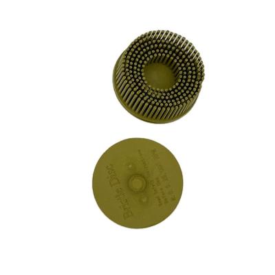 China Power Drill White Widely Used Natural Bristle Premium Aluminum Oxide Bristle Disc Optimized Radial Brush for sale