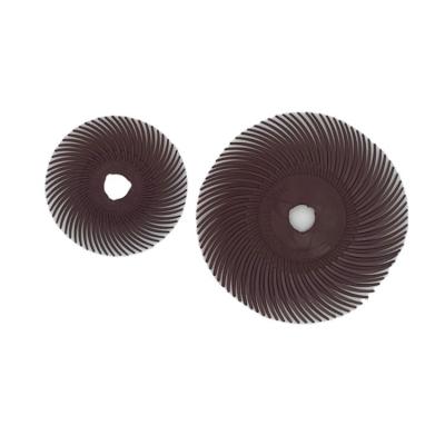 China Optimized White Aluminum Oxide Durable Using Low Price Good Quality Durable Radial Brush Bristle Disc for sale