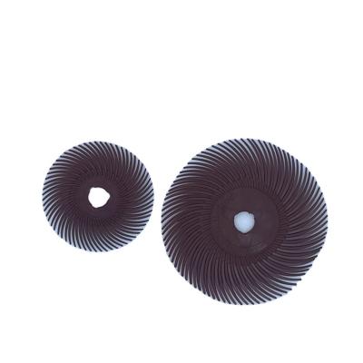 China Aluminum Oxide Factory Supply Great Price Bristle Disc Power Drill Disc Optimized White Deburring Polishing Radial Brush for sale