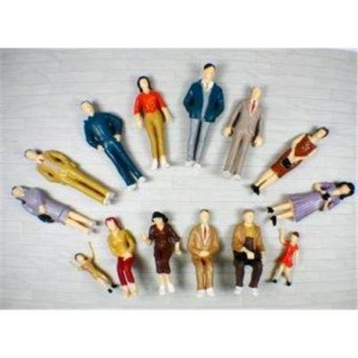 China P25-14 outdoor 1:25 Architectural Scale Model People Painted Figures 7cm for sale