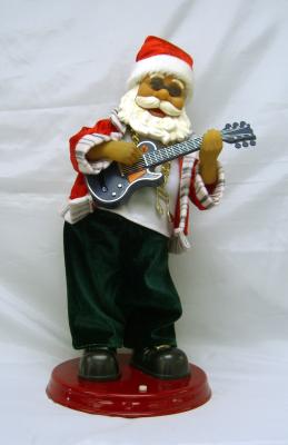 China 8 Inch zingen Santa Claus met gitaar educatief speelgoed voor kleuters / Kids Te koop