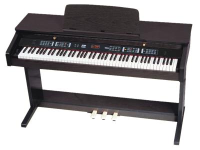 China Piano electrónico DP8820 88 Digitaces de la nuez del piano dominante vertical de Brown oscuro en venta