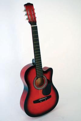 China Cutaway Lacquered Classical Wooden Toy Guitar 38 Inch CE / EN71 AG38-831Q for sale