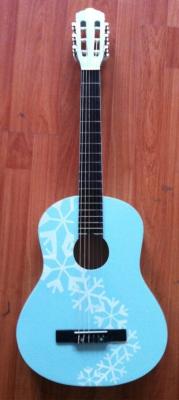 China Decal Wooden Toy Guitar for sale