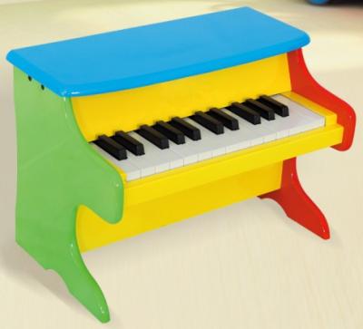 China Piano de madeira do brinquedo colorido do bebê da tabela à venda