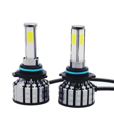 China 6030 S2 Aluminum Auto Led Car Headlight Bulbs H4/H7/9007/H13/H27/h4b 36W 8000LM 6000K COB Chip For Car S2 Led Headlights for sale