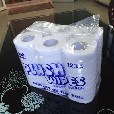 China High Quality Recycled Wash Room Household Pulp Toilet Paper Tissue,Wholesale Toilet Paper,Cheap Toilet Paper Roll for sale