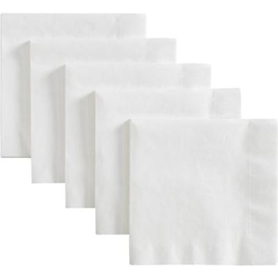 China 2ply 33*33cm White White Recycled Lunch Paper Napkin for sale