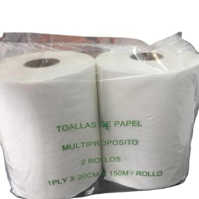 China High Quality Kitchen Wash Room / Home Use Oil Cleaning Kitchen Paper Towel Roll Disposable Hand Paper Towel for sale