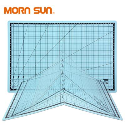 China Foldable PVC A3 FLD Cutting Mat 45X30cm Self Healing PVC Carry Amazon Order Cutting Mat For Office School Artwork for sale