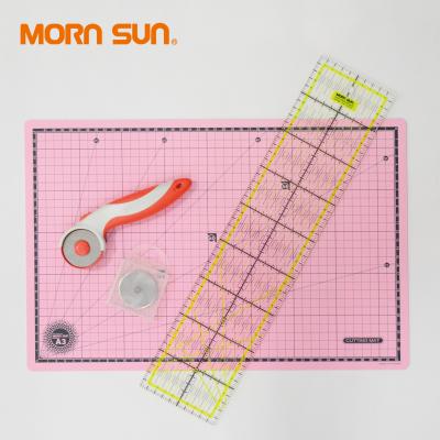 China AMAZONE Wholesale Taiwan 4pcs Patchwork Sewing Kit Ruler Cutter Mat Rotary Cutter Kit For Sewing Quilting Craft 45*30cm for sale