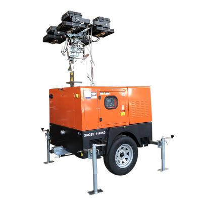 China LHS Series Mining Portable Long Life Mobile Diesel Light Tower for sale