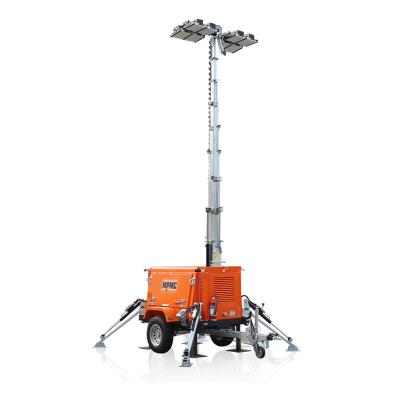 China Mining Light Factory Trailer Mobile Led Working Lighting Tower for sale