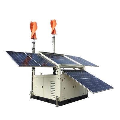 China 200AH Power Plant Wind Power Hybrid Solar Micro Synchronous Power Generation Station for sale