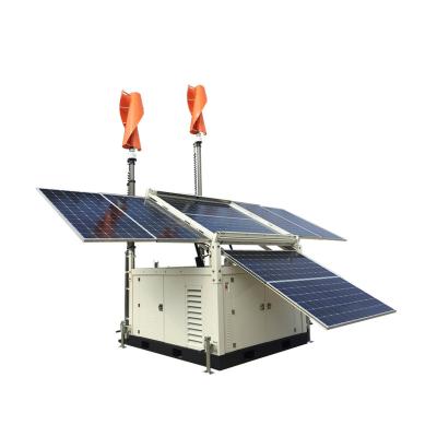 China Varnish Type 200AH Hybrid Storage Energy Storage Solar System Power Station for sale