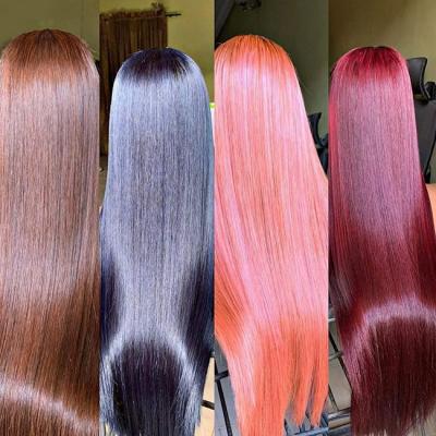 China 100% Brazilian Virgin Hair Headband Color Lace Front Wig Vendor Cuticle Aligned No Tangle Cuticle Aligned Straight Hair Wig For Black Women for sale