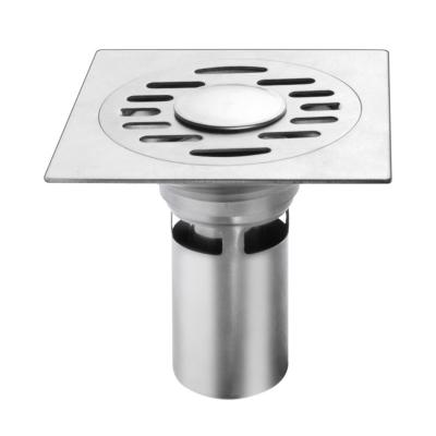 China Modern Stainless Steel Floor Trap Drains Drain Grate Floor Shower Drain Cover Drain Trap Along for sale