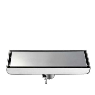 China 2.7 thick 304 stainless steel modern 10*invisible floor drain 10/15/20dn50/75 for sale