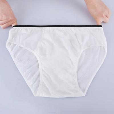 China Antibacterial Pure Cotton Men's Fabric For Disposable Underwear for sale