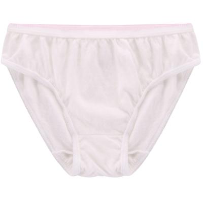 China Women Antibacterial Disposable Underwear Cotton Sterile Travel Spa Panties for sale