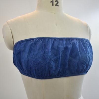 China Wholesale low price disposable nonwoven bra seamless in black and navy and customized support for sale