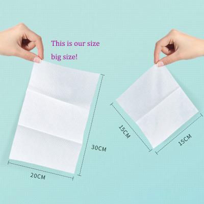 China Disposable Towels 100% Viscose Face Towel 20*30cm 50 Pieces OEM Disposable Single Towel OEM Custom Single Towel for sale