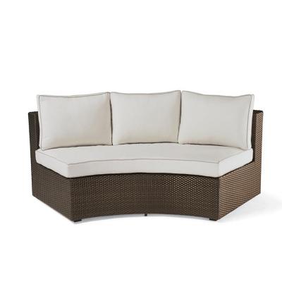 China Modern High End Unique Design Garden Furniture Poolside Rattan Woven Sofa for sale