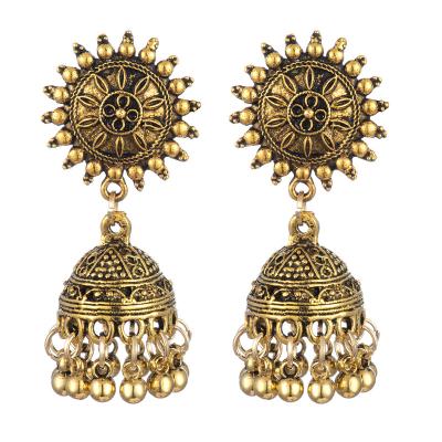 China BOHEMIA fashion jewelry women earring style Indian gold earrings design for women and girls traditional jewelry for sale