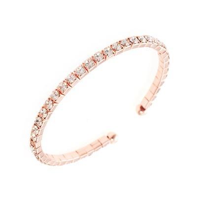 China Hot Sale Casual/Sporty Styles Shape Crystal Stretch Shine Elastic Bracelets Bangles For Women Jewelry Gift for sale