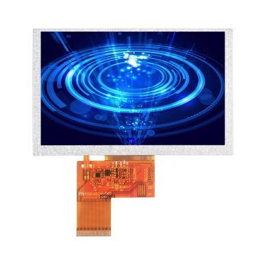 China Hot high contrast tft module display 800*480 5 inch TFT LCD display module panel with 5 inch RGB interface for sale