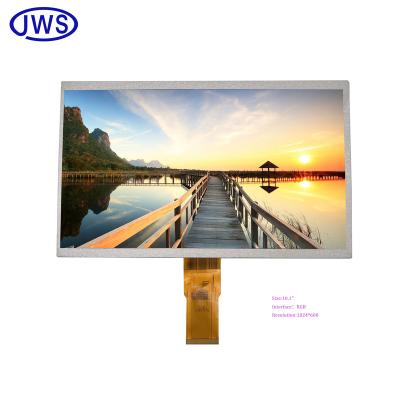 China All Viewing Angle 10.1 Inch TFT LCD Screen High Resolution IPS 1024*600 RGB Interface 10.1 for sale