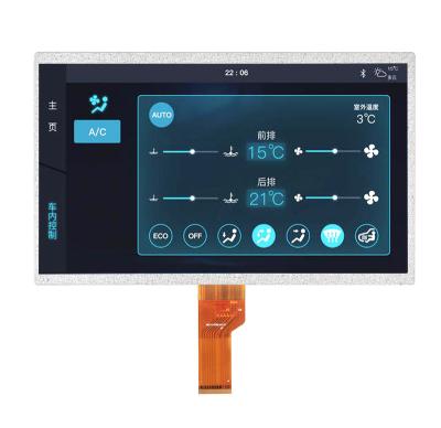 China Wide Resolution 1024*600 LVDS Viewing Interface 10.1 Inch TFT LCD Display 10.1 for sale