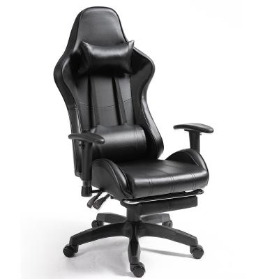 China Home Office Adjustable Comfortable Gaming Chair (Height) PU Leather PC Racing Chair With Footrest for sale