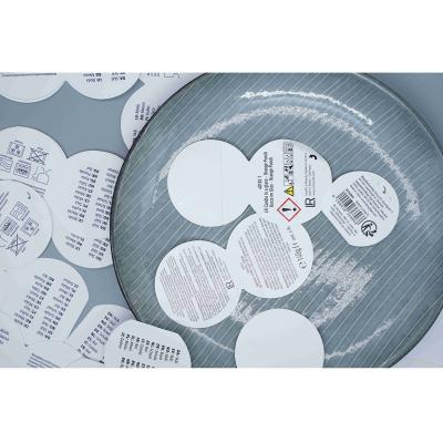 China Waterproof Expandable Labels Peel And Reveal Sticker Laminated Leaflet Labels Plastic Skin Off Stickers for sale