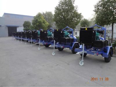 China Trailer type Diesel Water Pump Set With Cummins Diesel Engines For Agriculture irrigation for sale