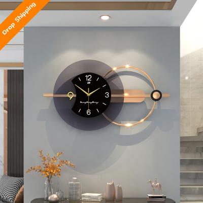 China Christmas Space 3d Digital Watch Plastic Radio Home Decor Wall Clocks Valentine Minimalist Business Baby Kids Decorative Gifts for sale