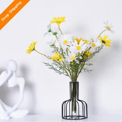 China Waterproof environmental protection bouquet clothing store decoration photography indoor office plastic props + family artificial Nordic living room for sale