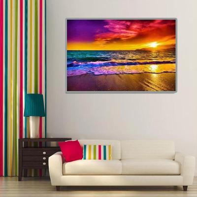 China New 5D Diamond Painting Beach Art Adult Beach Full Diamond Diamond Kit Craft Home Decoration Wall Painting Classic/Postmodern Art Sea Sunset DIY for sale