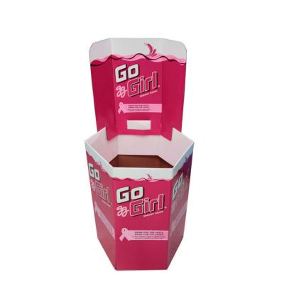 China Retail Cardboard Dump Bin Customizable Corrugated Dump Bin Display for sale