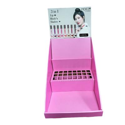 China Retail Store Supermarket Cardboard Counter Top Display With Full Color Printing for sale