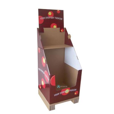 China Cardboard Foldable Dump Bins Retail Display High Durability Customizable for sale