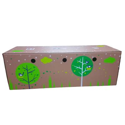 China Custom Cardboard Paper Packaging Box With PP Handles Flower Packaging Box for sale