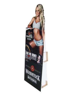 China Customized Cardboard Advertising Standee Display With Lamination for sale