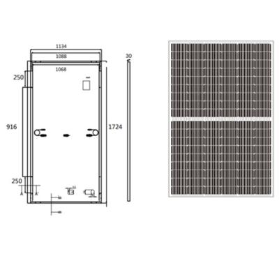 China Household Energy Storage System Accessories Solar Panel 6*18 182X91MM for sale