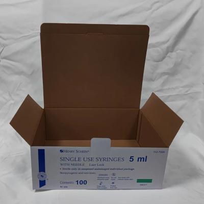 China FSC Recycled Materials Corrugated Cardboard Box Packaging Medical Product Packaging Boxes For Small Business for sale