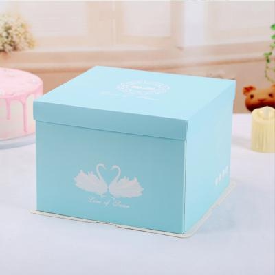 China Boxycharm Recyclable Free Subscription Design Logo Printed Recycled Shipping Mailer Custom Wigs Packaging Box Lunch Puff Cake Box for sale