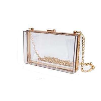 China Eco - Friendly Wholesale Messenger Bag For Women Fashion Clear Luxury Cosmetic Handbag Clutch for sale