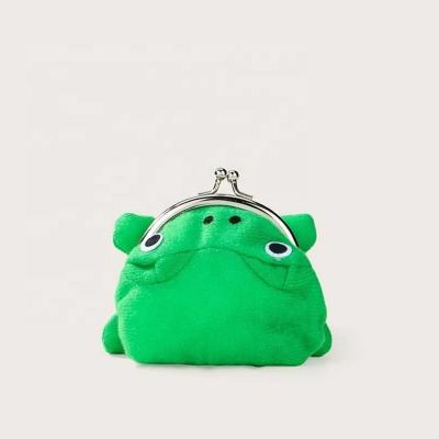 China Preppy Hot Girls Design Cartoon Style Lovly Animal Wallets Mini Cute Frog Coin Purses for sale